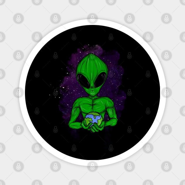 alien Magnet by Amartwork